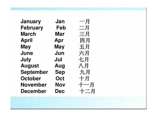 十二月份英文12个月的英文十二个月的英文